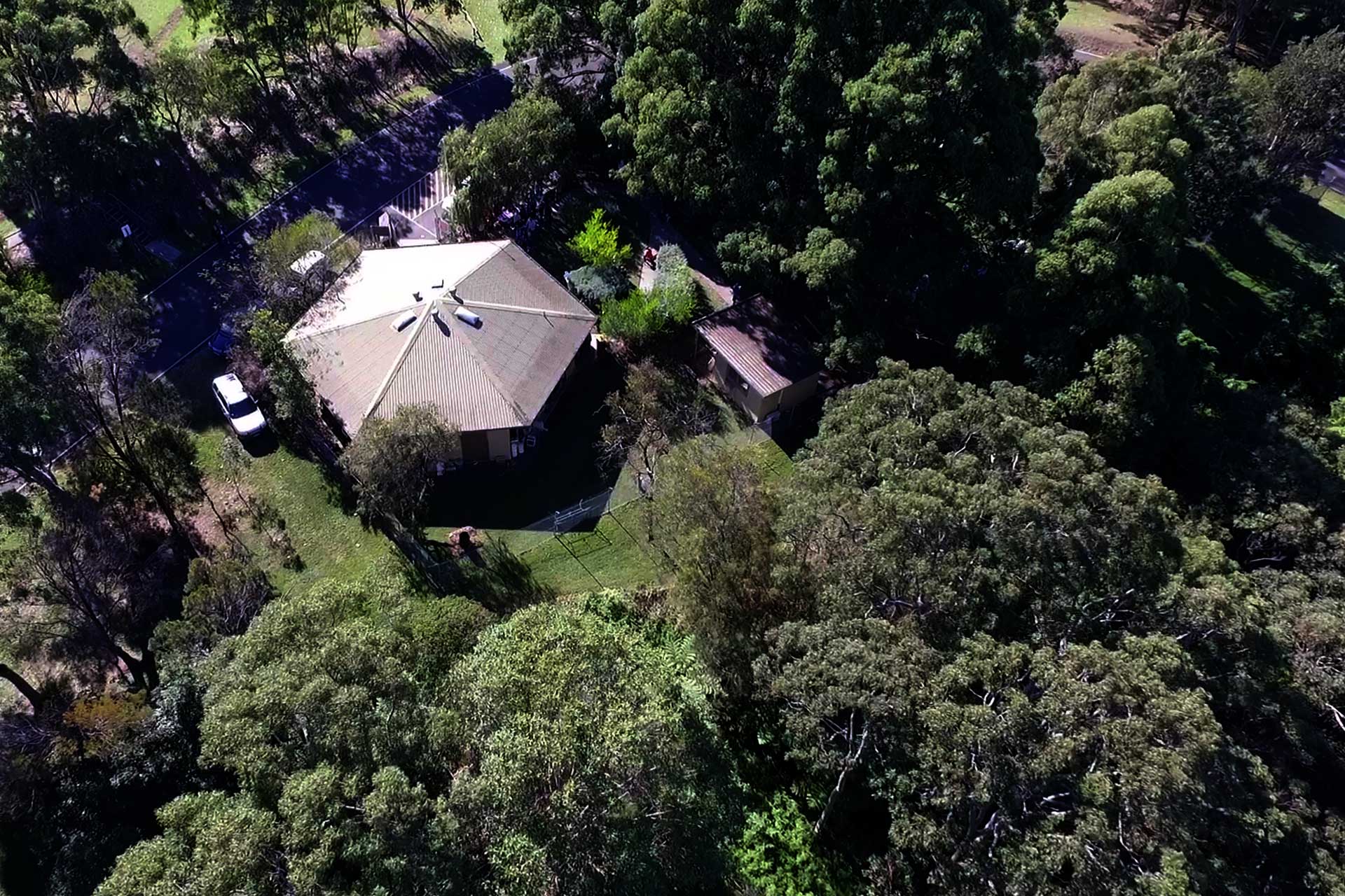 An Aerial Shot of our Apiary Illawarra Beekeepers May 2016