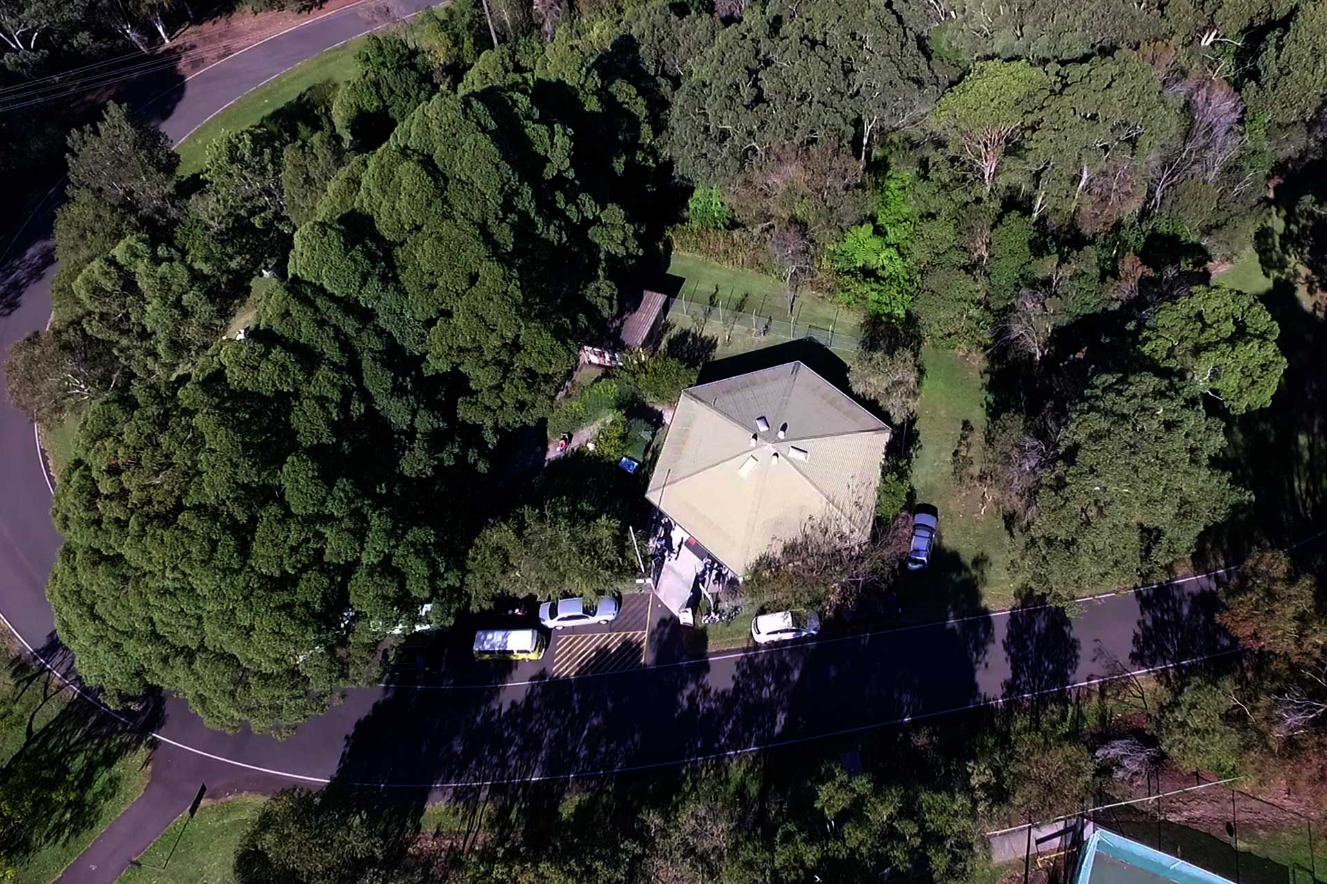 An Aerial Shot of our Apiary Illawarra Beekeepers May 2016